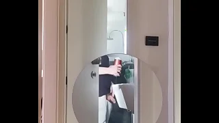 Bungler boy caught pissing on hidden cam